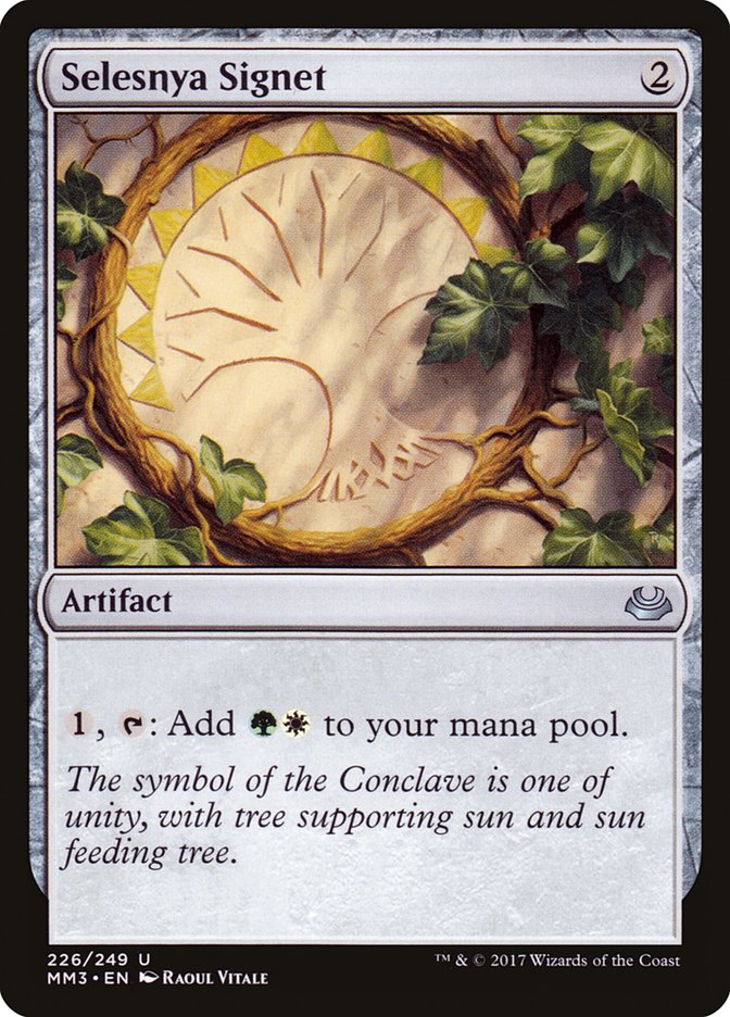 Selesnya Signet MM3-226 Modern Masters 2017 Magic card