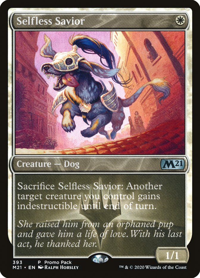 Selfless Savior M21-393 Core Set 2021 Magic card