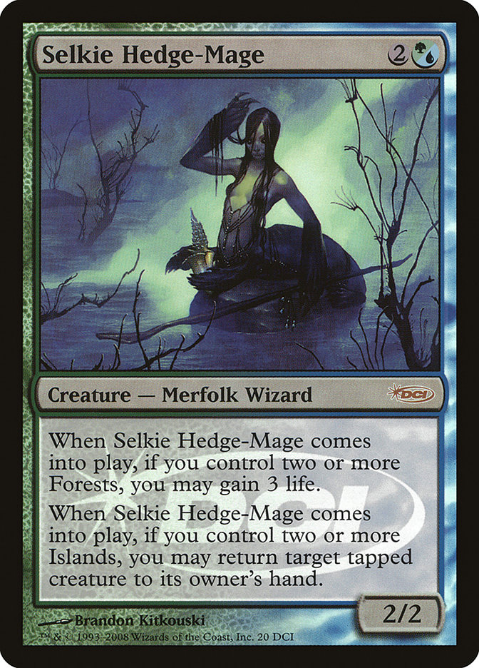 Selkie Hedge-Mage DCI-20 DCI Promos Magic card