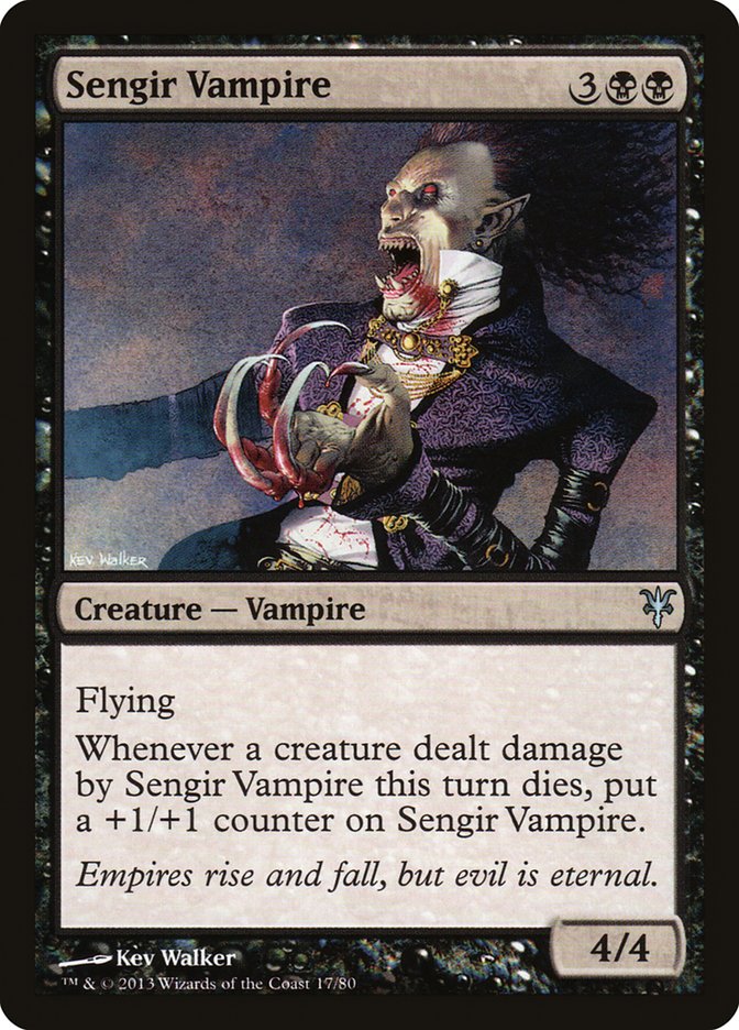 Sengir Vampire DDK-17 Duel Decks: Sorin vs. Tibalt Magic card