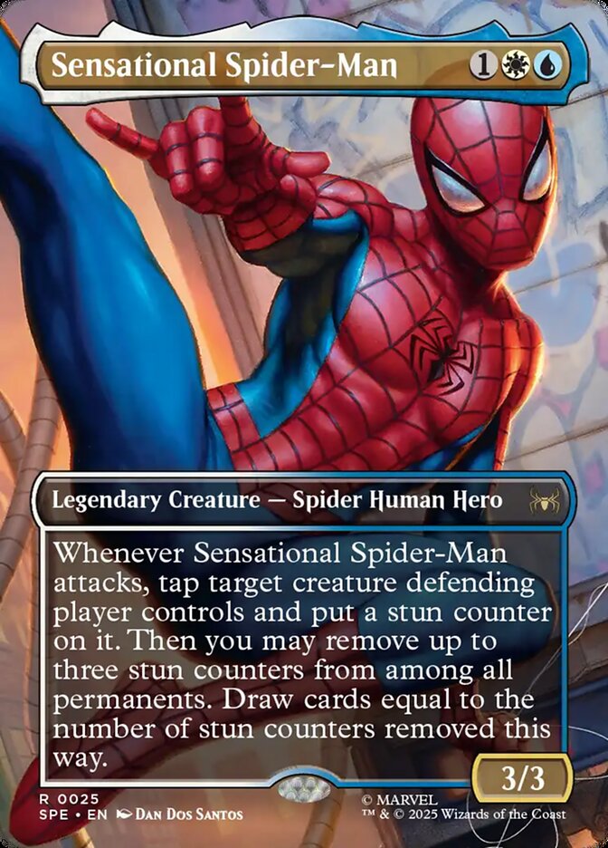 Sensational Spider-Man SPE-25 Marvel's Spider-Man Eternal Magic card