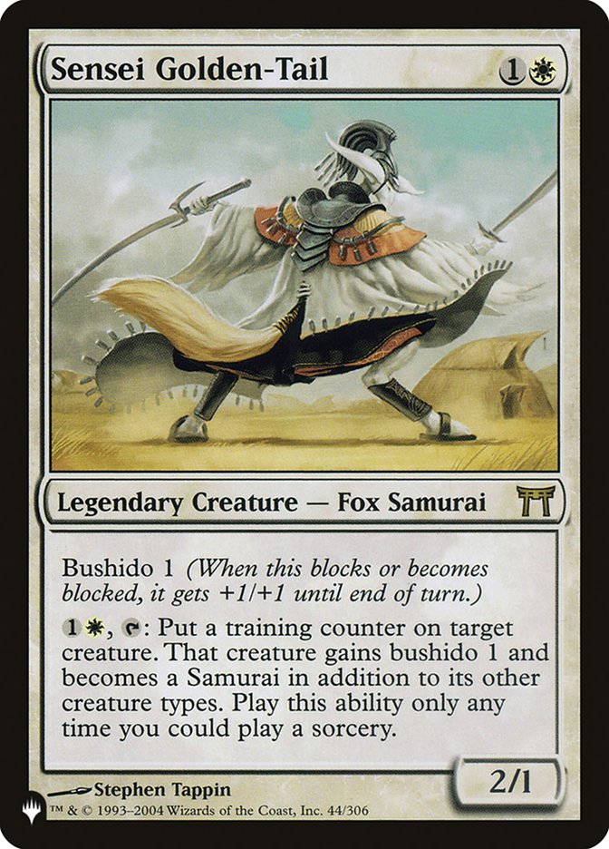 Sensei Golden-Tail PLST-CHK-44 The List Magic card