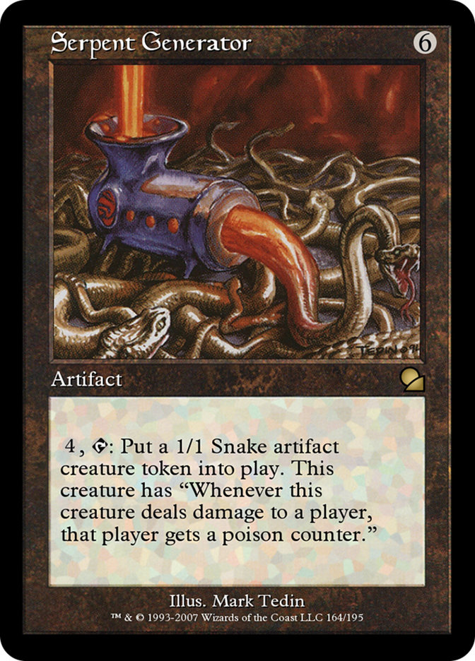 Serpent Generator ME1-164 Masters Edition Magic card