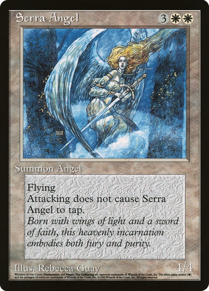 Serra Angel O90P-8 Oversized 90's Promos Magic card