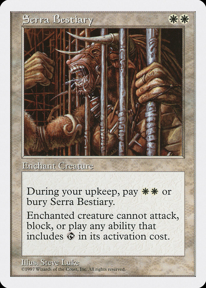 Serra Bestiary 5ED-60 Fifth Edition Magic card