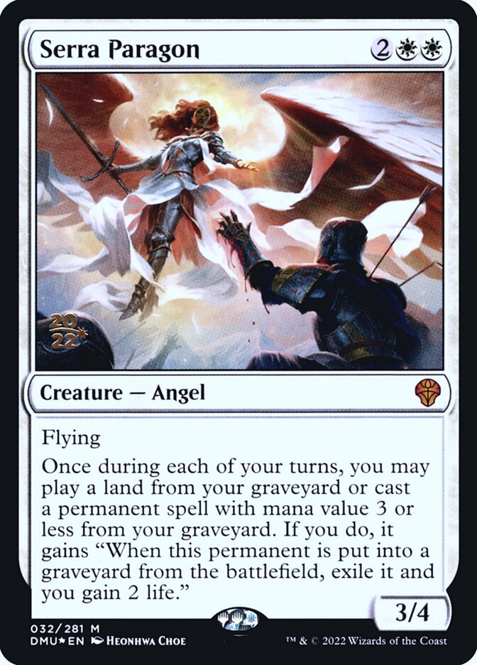 Serra Paragon PDMU-32S Dominaria United Promos Magic card