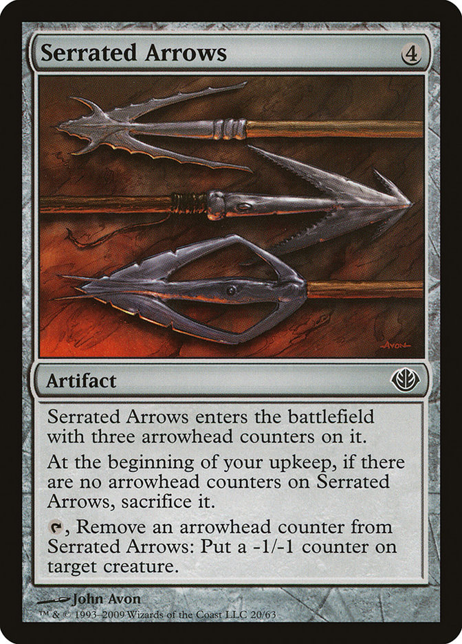 Serrated Arrows DDD-20 Duel Decks: Garruk vs. Liliana Magic card