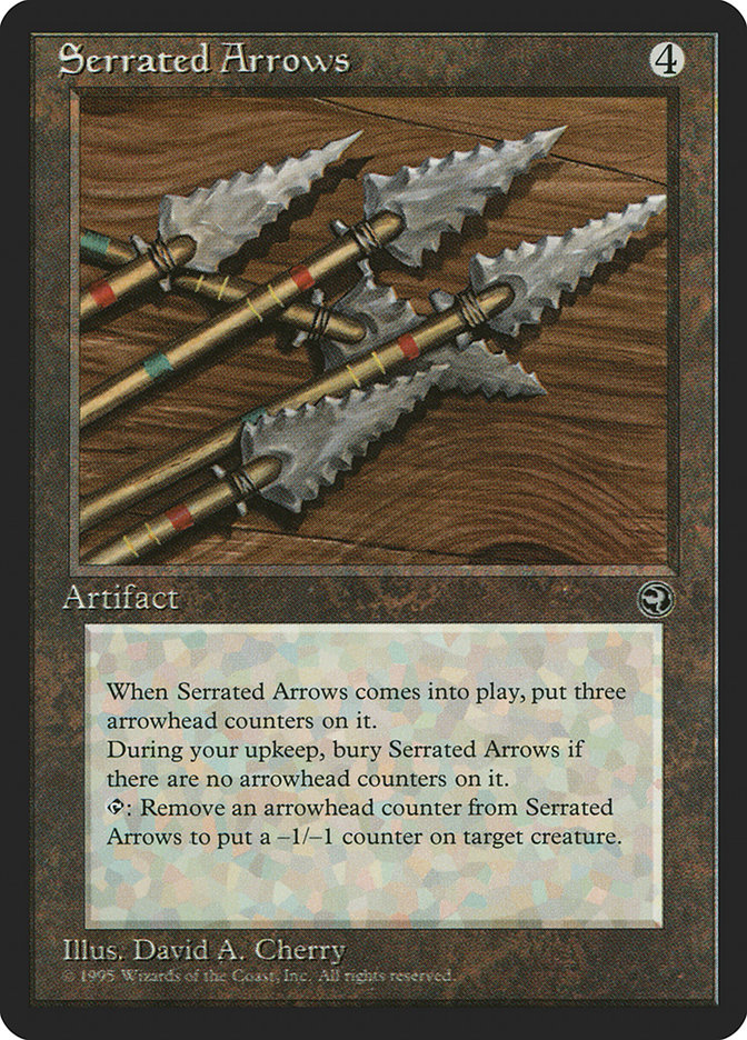 Serrated Arrows HML-110 Homelands Magic card