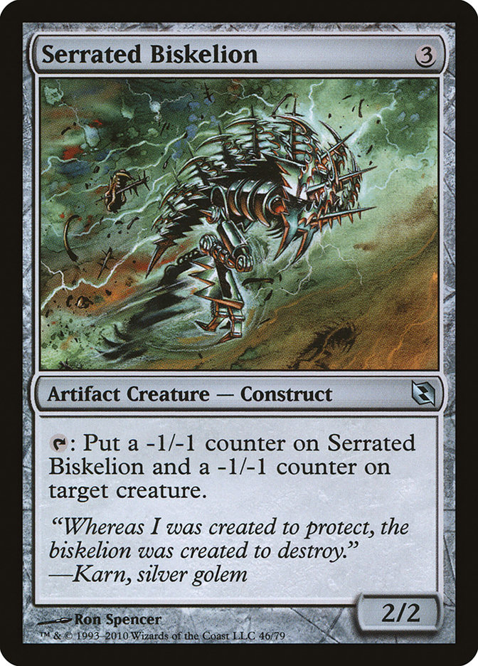 Serrated Biskelion DDF-46 Duel Decks: Elspeth vs. Tezzeret Magic card