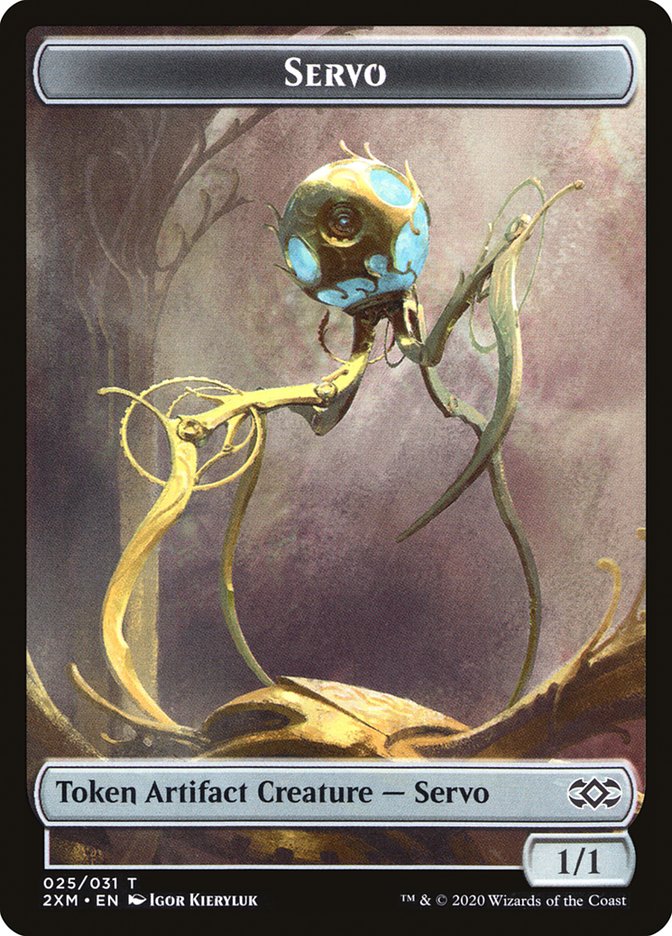 Servo T2XM-25 Double Masters Tokens Magic card