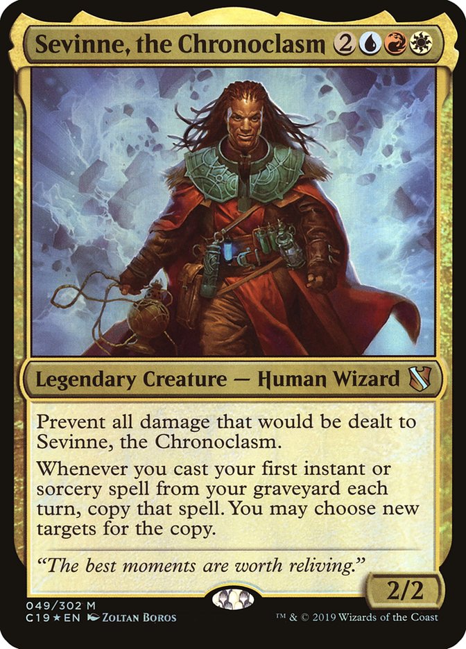 Sevinne, the Chronoclasm OC19-49 Commander 2019 Oversized Magic card
