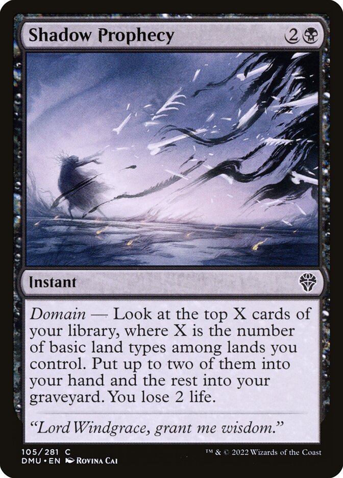 Shadow Prophecy DMU-105 Dominaria United Magic card