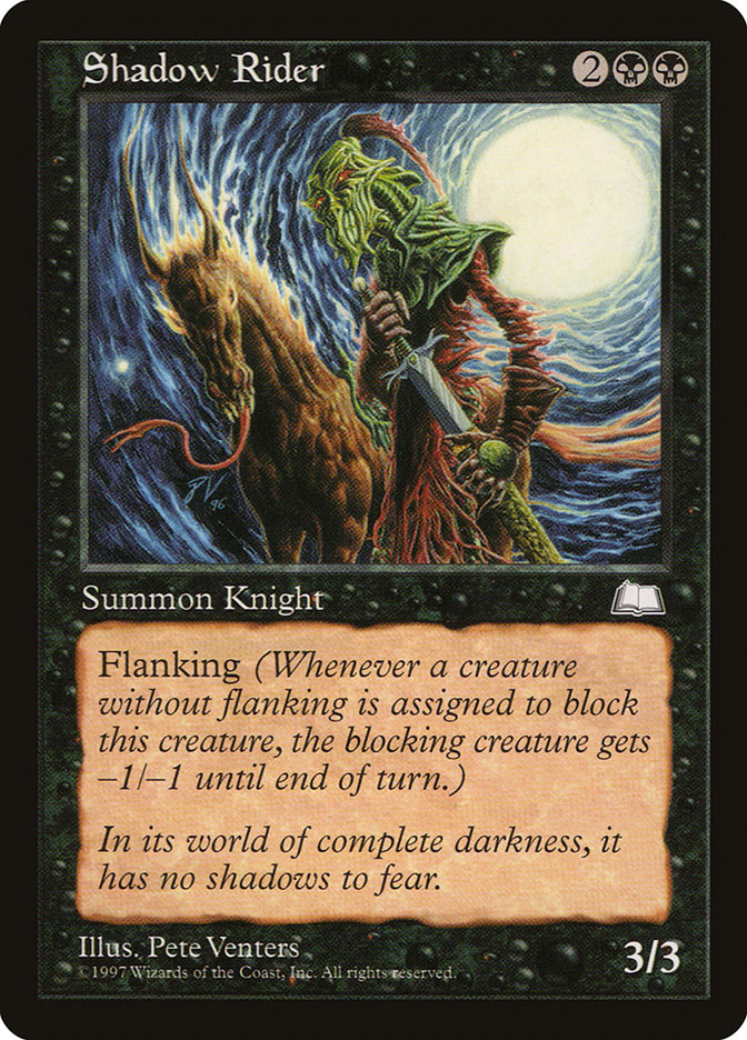 Shadow Rider WTH-79 Weatherlight Magic card