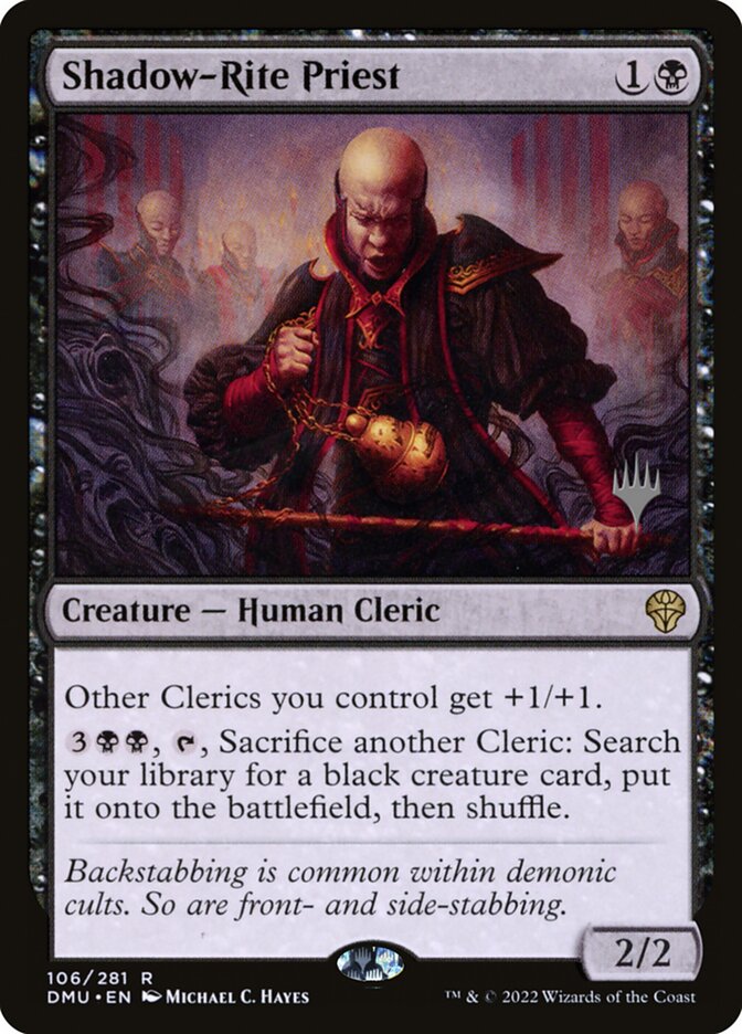 Shadow-Rite Priest PDMU-106P Dominaria United Promos Magic card