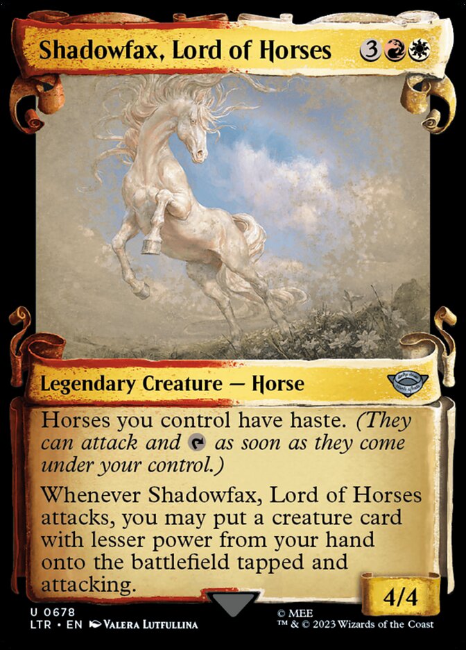 Shadowfax, Lord of Horses LTR-678 The Lord of the Rings: Tales of Middle-earth Magic card