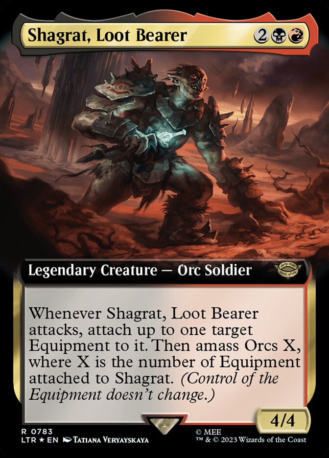 Shagrat, Loot Bearer LTR-783 The Lord of the Rings: Tales of Middle-earth Magic card