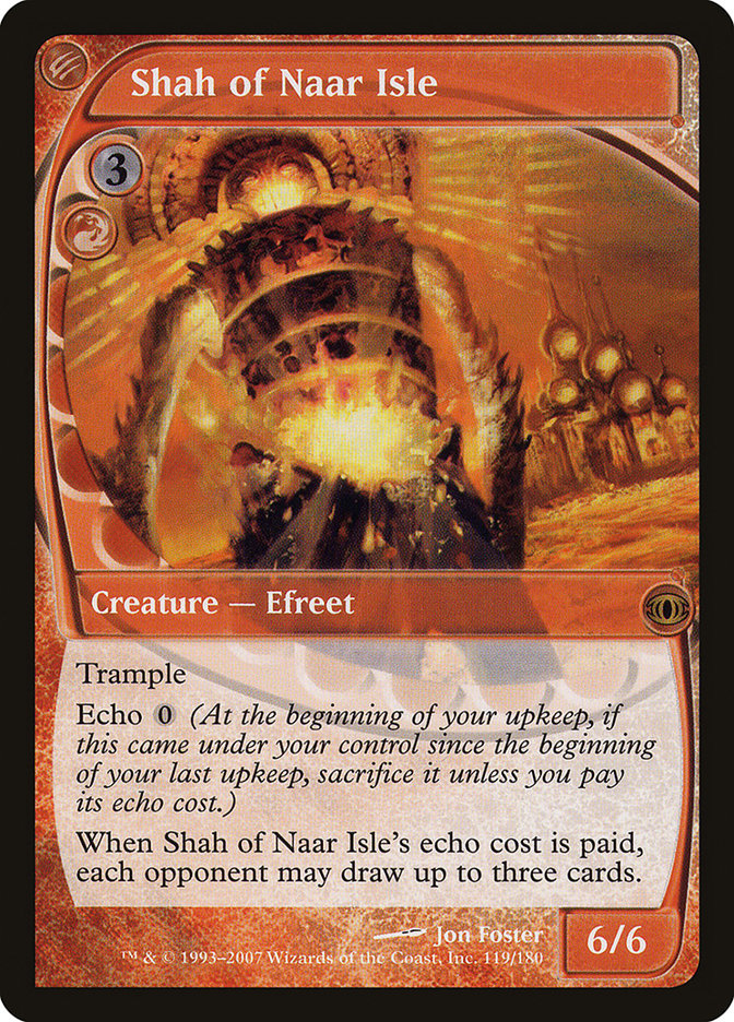 Shah of Naar Isle FUT-119 Future Sight Magic card
