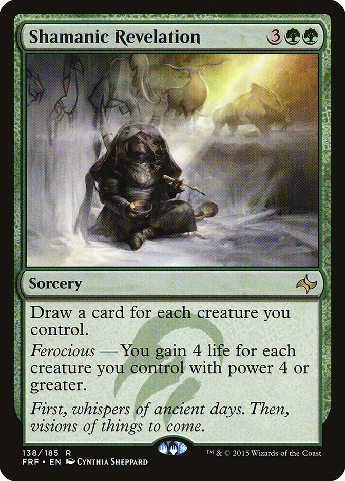 Shamanic Revelation FRF-138 Fate Reforged Magic card