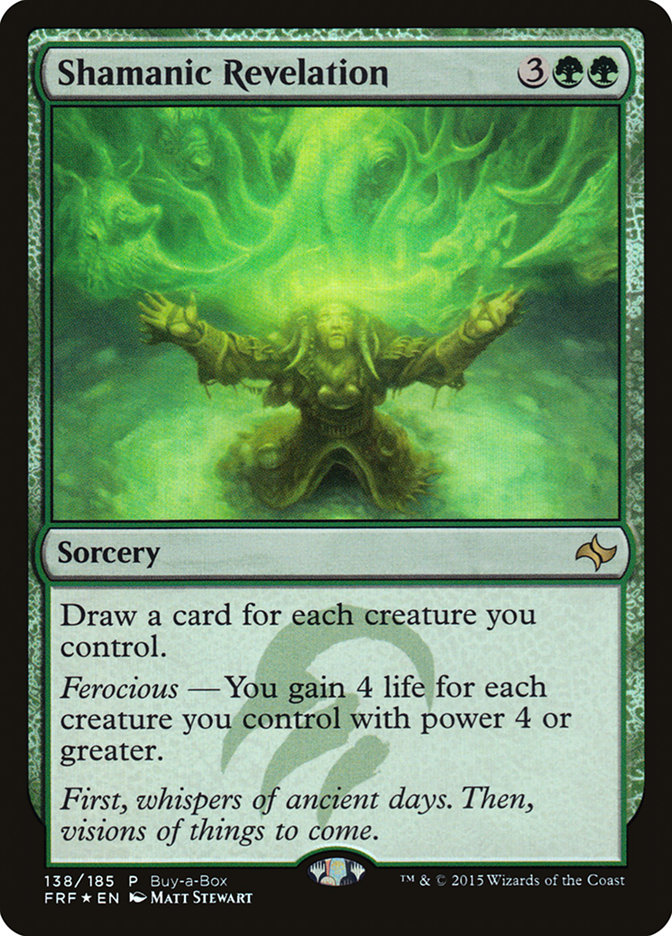 Shamanic Revelation PFRF-138 Fate Reforged Promos Magic card