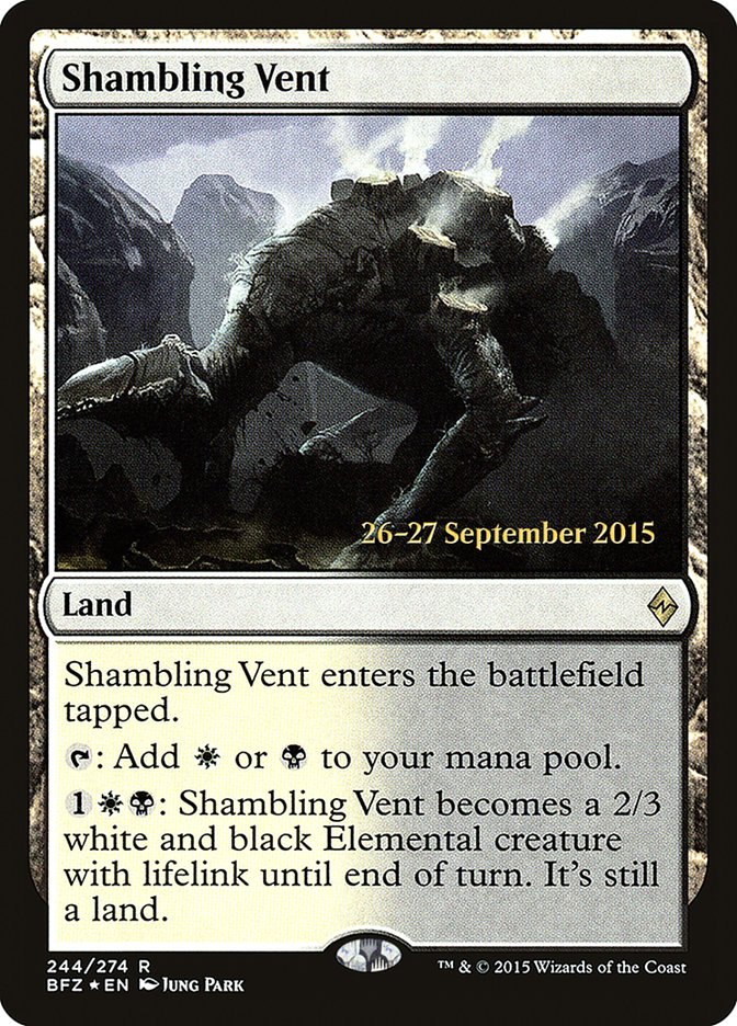 Shambling Vent PBFZ-244S Battle for Zendikar Promos Magic card