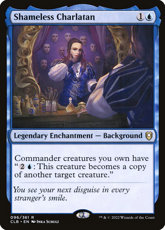 Shameless Charlatan CLB-96 Commander Legends: Battle for Baldur's Gate Magic card