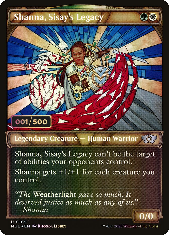 Shanna, Sisay's Legacy MUL-189Z Multiverse Legends Magic card