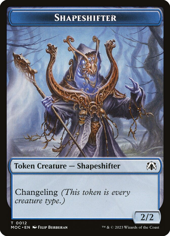 Shapeshifter TMOC-12 March of the Machine Commander Tokens Magic card