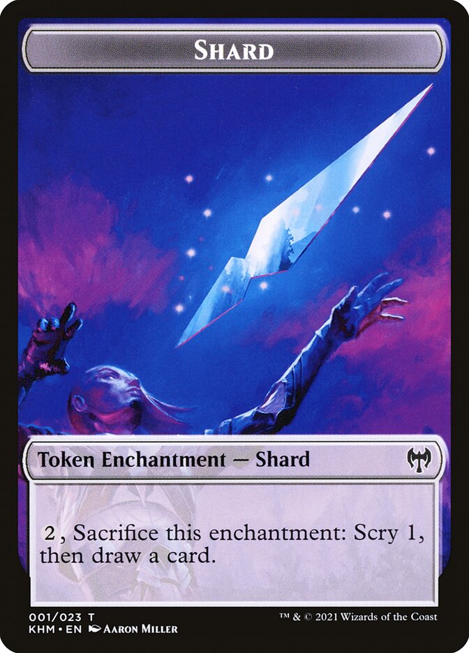 Shard TKHM-1 Kaldheim Tokens Magic card