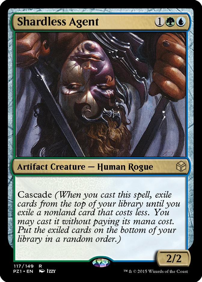 Shardless Agent PZ1-117 Legendary Cube Prize Pack Magic card