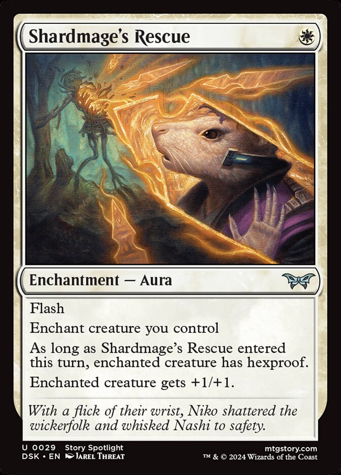 Shardmage's Rescue DSK-29 Duskmourn: House of Horror Magic card