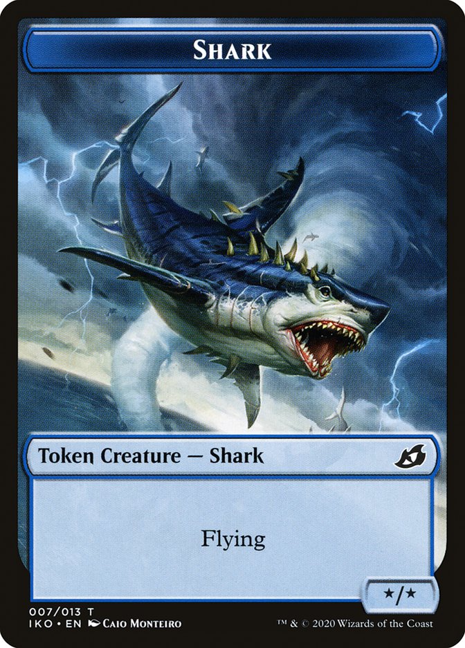 Shark TIKO-7 Ikoria: Lair of Behemoths Tokens Magic card