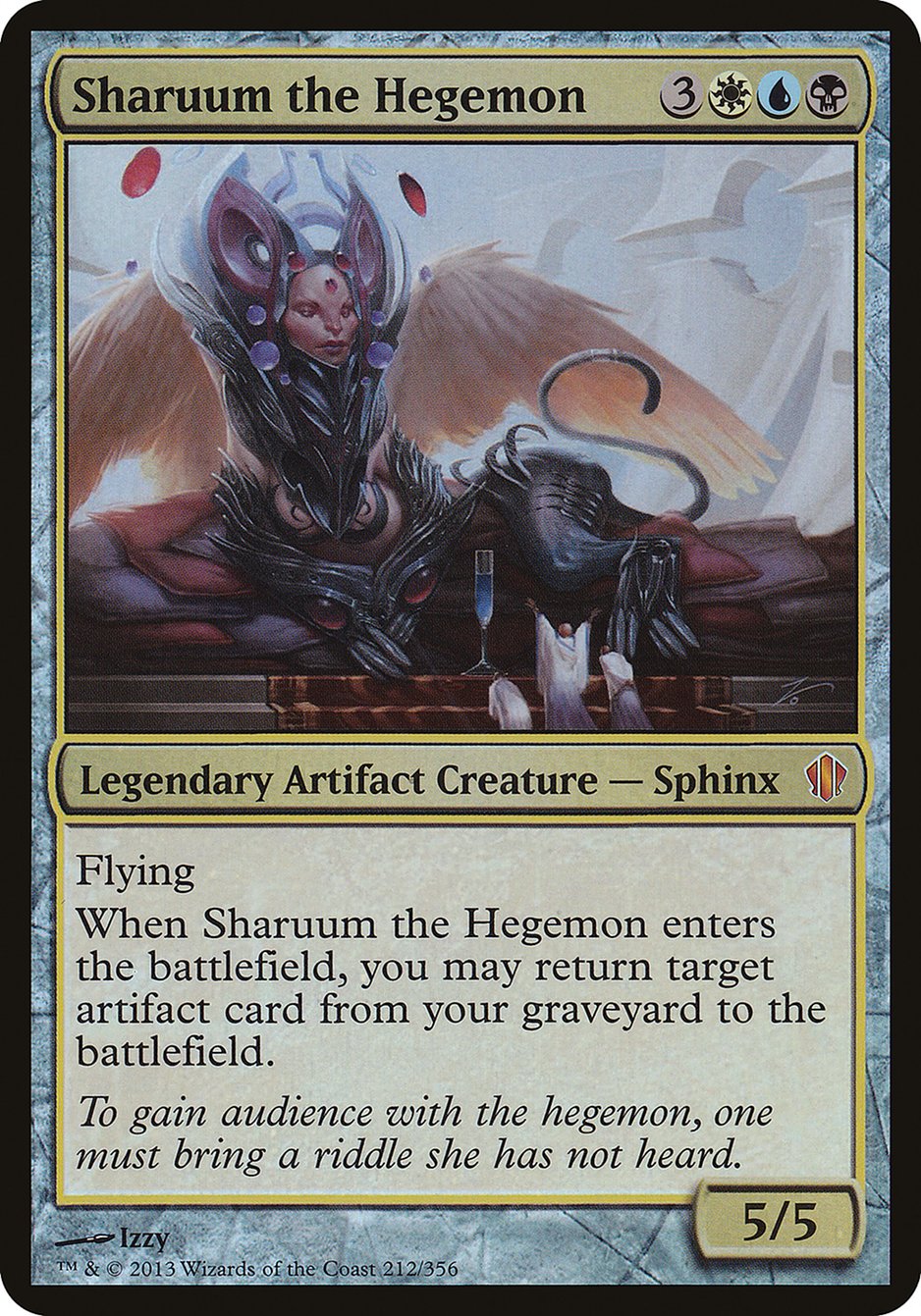 Sharuum the Hegemon OC13-212 Commander 2013 Oversized Magic card