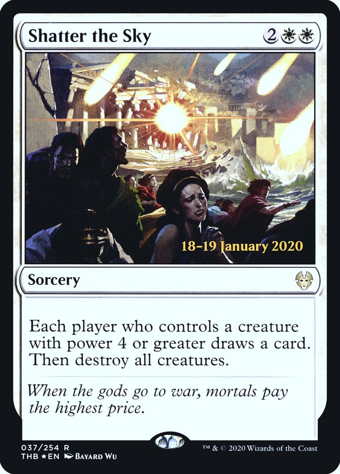 Shatter the Sky PTHB-37S Theros Beyond Death Promos Magic card