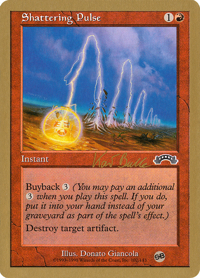Shattering Pulse WC99-KB102SB World Championship Decks 1999 Magic card