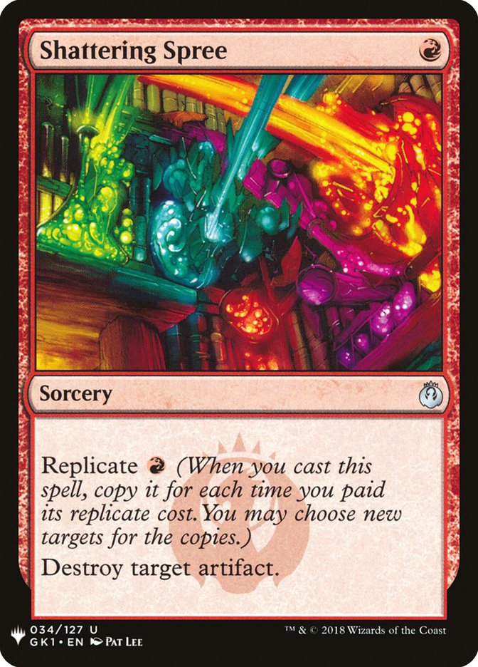 Shattering Spree PLST-GK1-34 The List Magic card