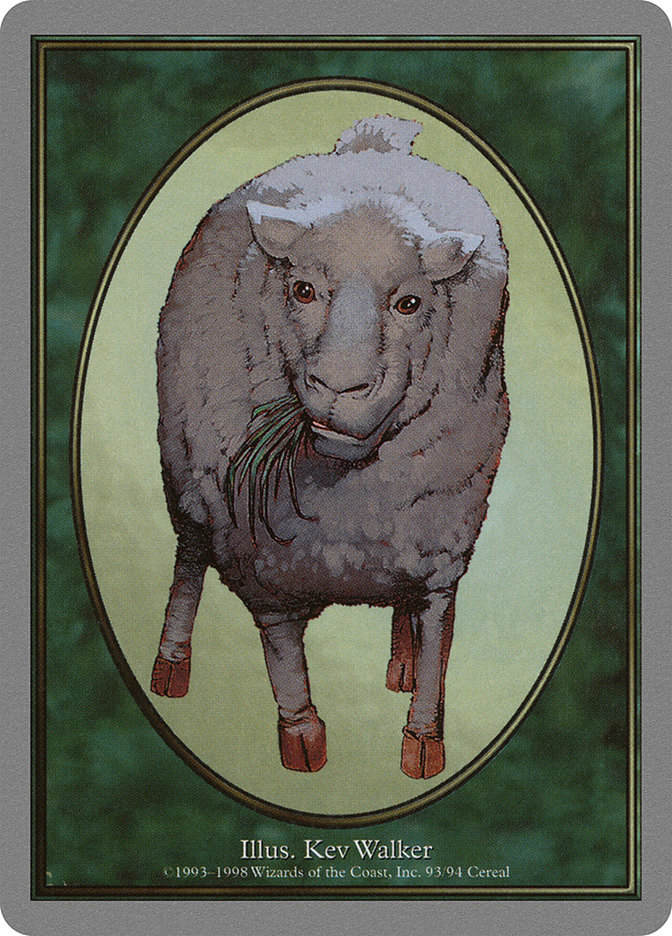 Sheep TUGL-5 Unglued Tokens Magic card