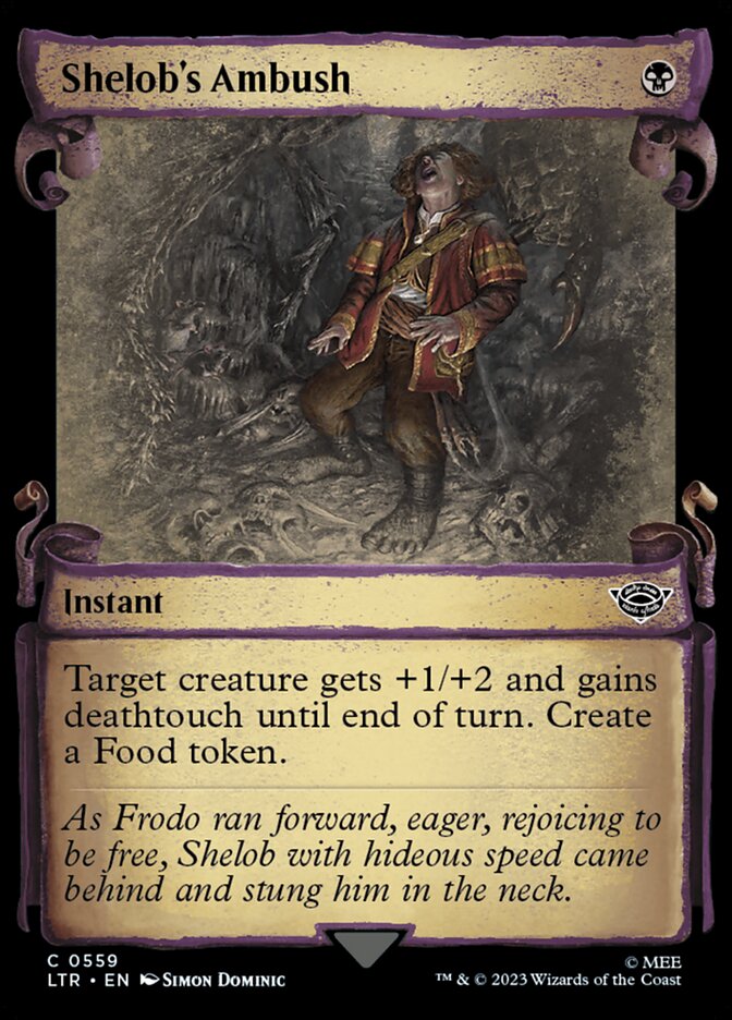 Shelob's Ambush LTR-559 The Lord of the Rings: Tales of Middle-earth Magic card