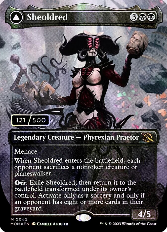Sheoldred // The True Scriptures MOM-340 March of the Machine Magic card