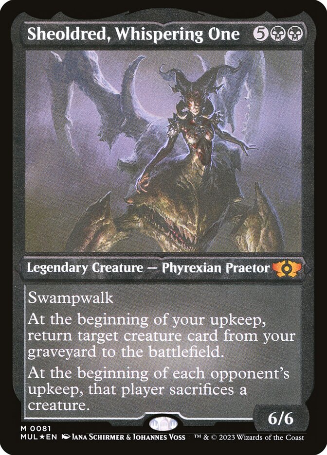 Sheoldred, Whispering One MUL-81 Multiverse Legends Magic card