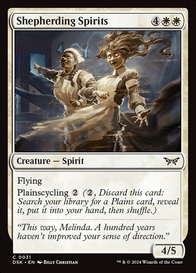 Shepherding Spirits DSK-31 Duskmourn: House of Horror Magic card