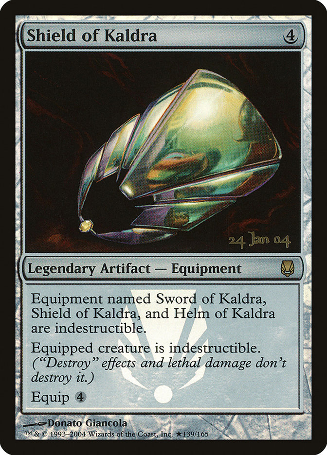 Shield of Kaldra PDST-139STAR Darksteel Promos Magic card