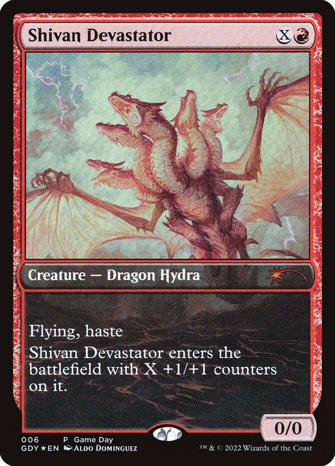 Shivan Devastator GDY-6 Game Day Promos Magic card
