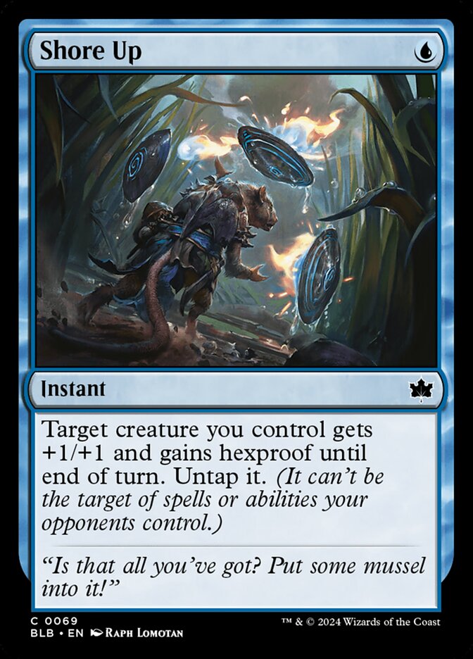 Shore Up BLB-69 Bloomburrow Magic card