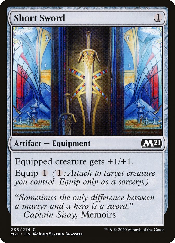 Short Sword M21-236 Core Set 2021 Magic card
