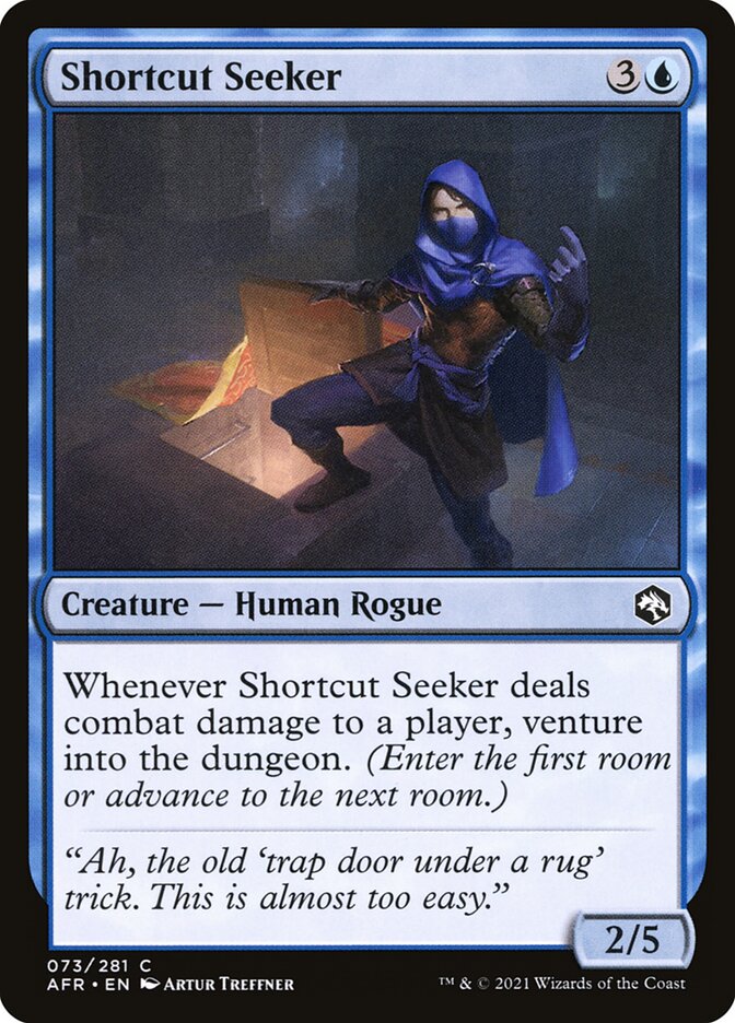 Shortcut Seeker AFR-73 Adventures in the Forgotten Realms Magic card