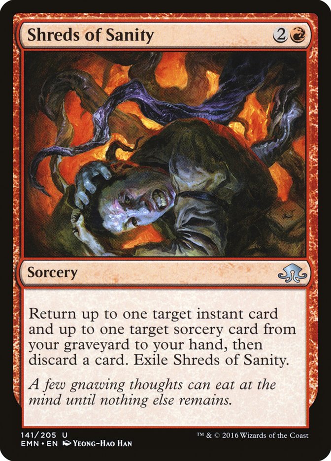 Shreds of Sanity EMN-141 Eldritch Moon Magic card