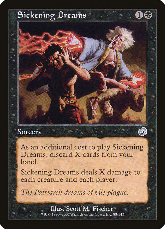 Sickening Dreams TOR-83 Torment Magic card