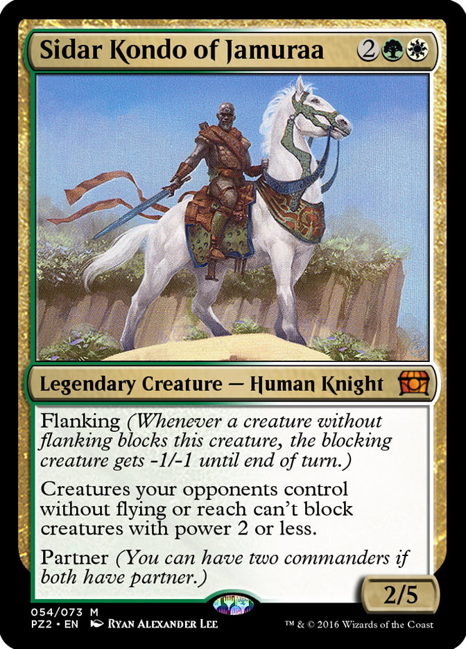 Sidar Kondo of Jamuraa PZ2-54 Treasure Chest Magic card