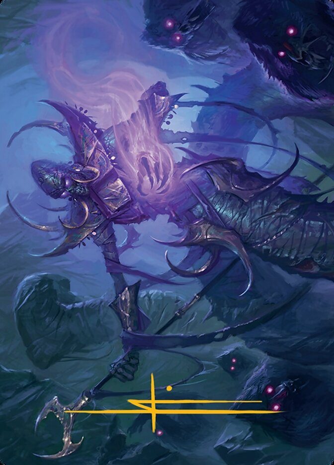 Sidisi, Regent of the Mire // Sidisi, Regent of the Mire ATDM-14 Tarkir: Dragonstorm Art Series Magic card
