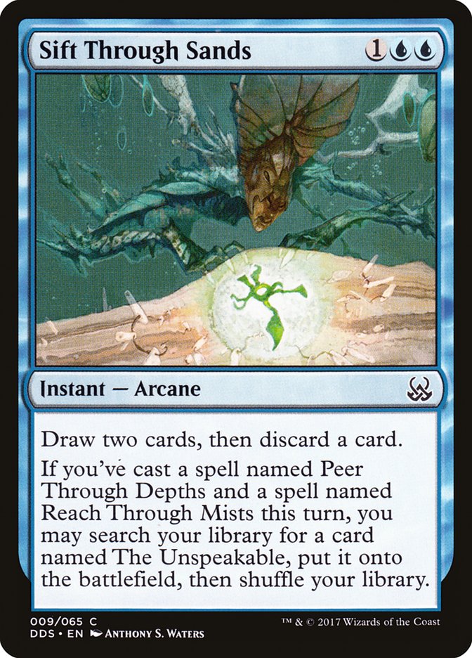 Sift Through Sands DDS-9 Duel Decks: Mind vs. Might Magic card